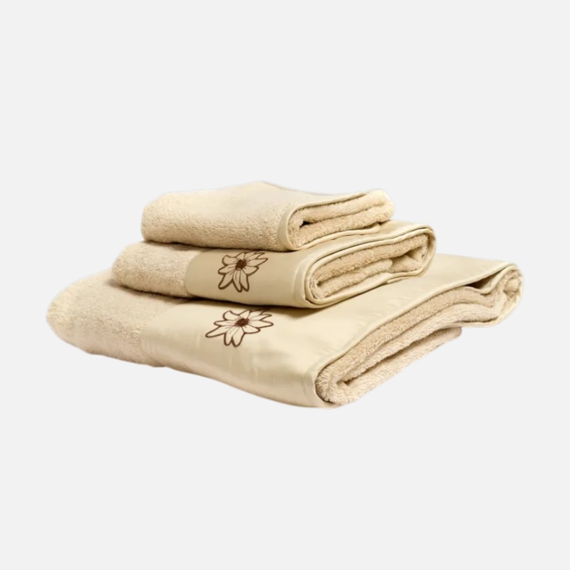 Set asciugamani da bagno 100% cotone Made in Italy