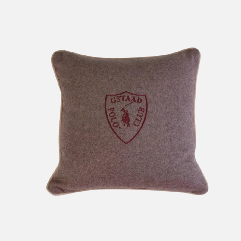 Cuscini Polo Gstaad - Rosa e Bordeaux 45 x 45 - Fine Serie