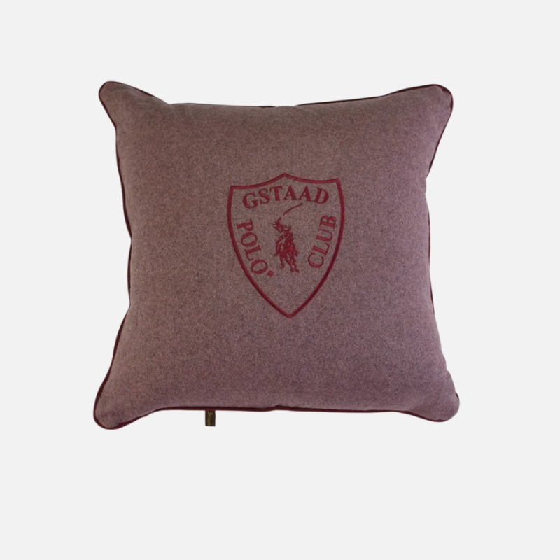 Cuscini Polo Gstaad - Bordeaux e Verde 50 x 50 - Fine Serie